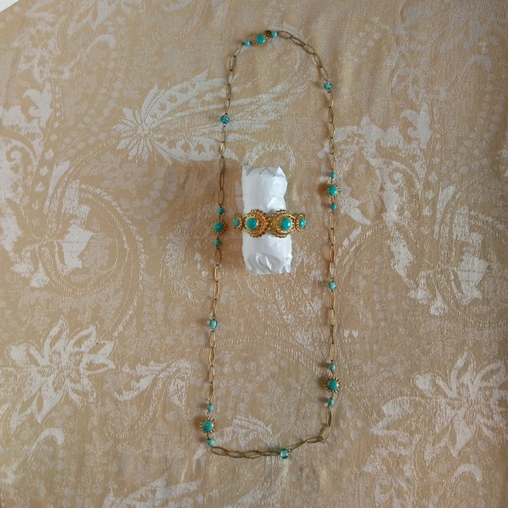 SALE!!!  Sara Blaine Esbe Necklace and Cuff Set